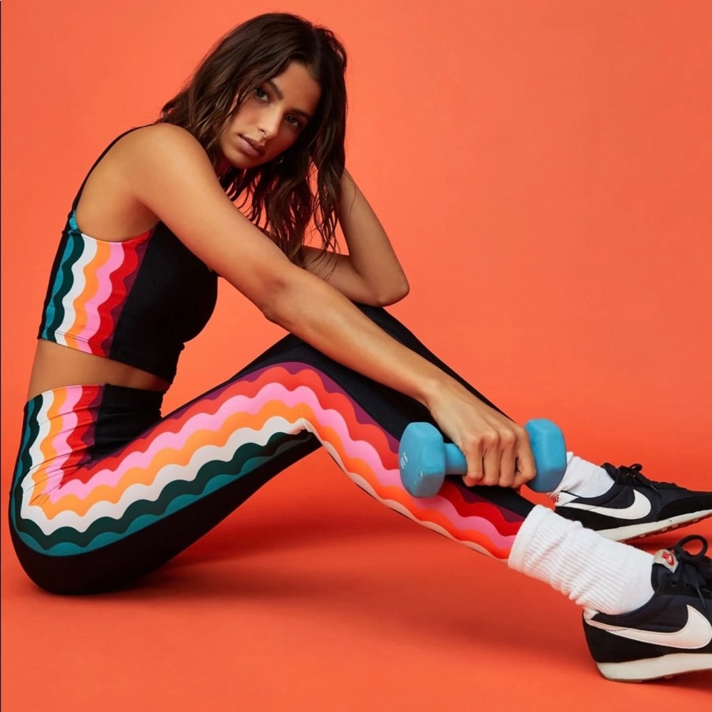 Beach Riot Tropical Wave Athleisure Set